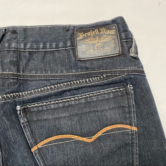 Vintage Projek Raw (33) - black jeans - black emo - goth jeans - hiphop - Picture 5 of 6